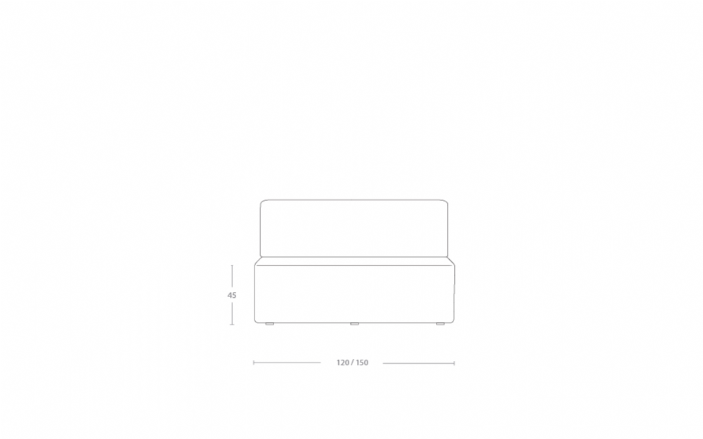 Dimensoes do produto sofa berg